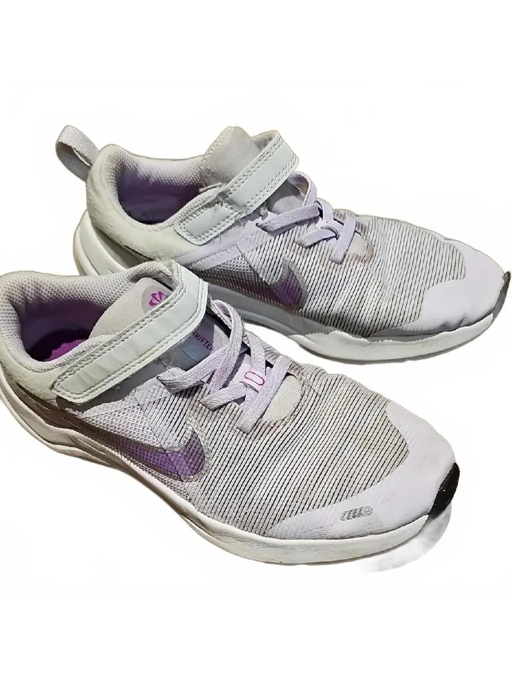 Nike Downshifter Purple and Gray Sneakers Size 2Y